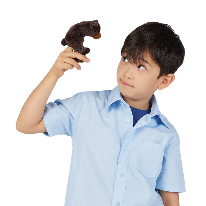 Folkmanis Brown Bear Finger Puppet - Nurtured
