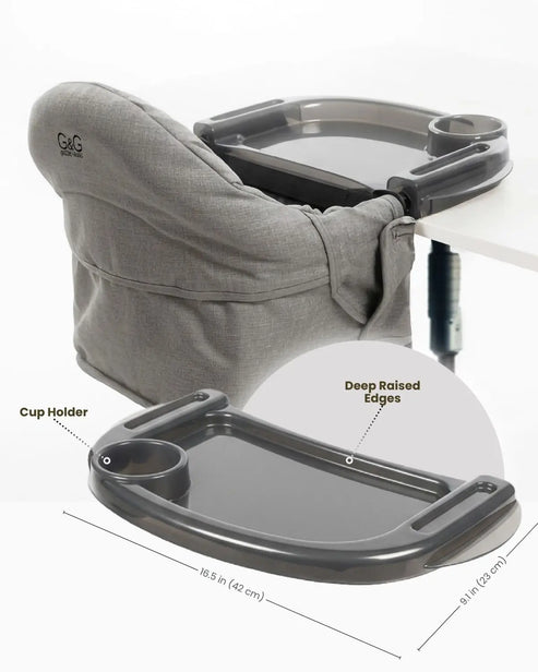 Guzzie+Guss Perch High Chair Dining Tray - Nurtured