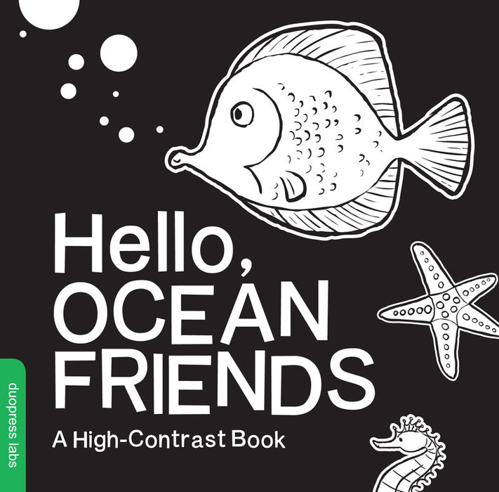 Hello, Ocean Friends - A High-Contrast Board Book