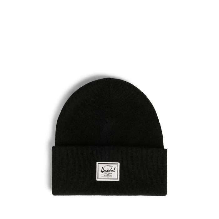 caption- Black Herschel Elmer Adult Hat - nurtured.ca