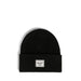 caption- Black Herschel Elmer Adult Hat - nurtured.ca
