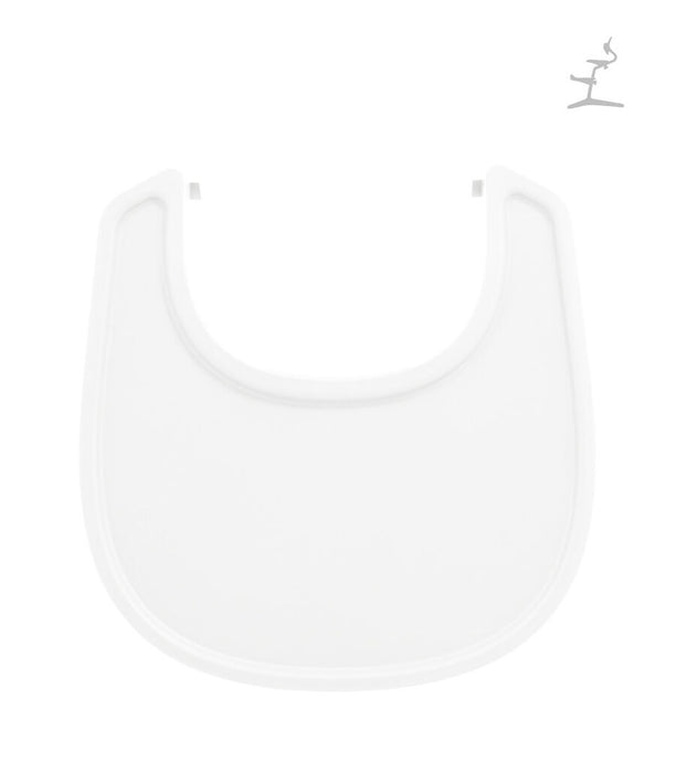 caption-White tray for Nomi High Chair