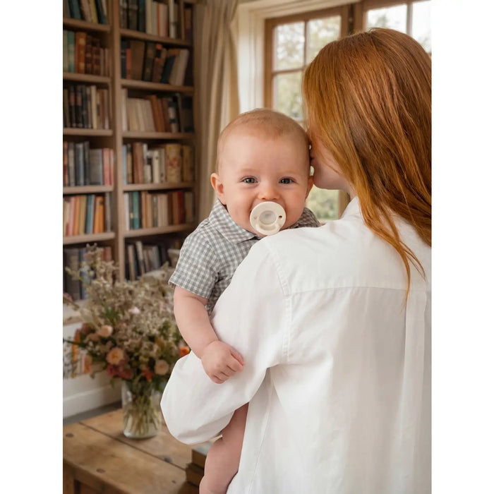 Itzy Ritzy Latch & Soothe™ Breastlike Pacifier - Taupe