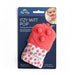 Itzy Ritzy Itzy Mitt Pop teething mitt with strawberry pattern on packaging
