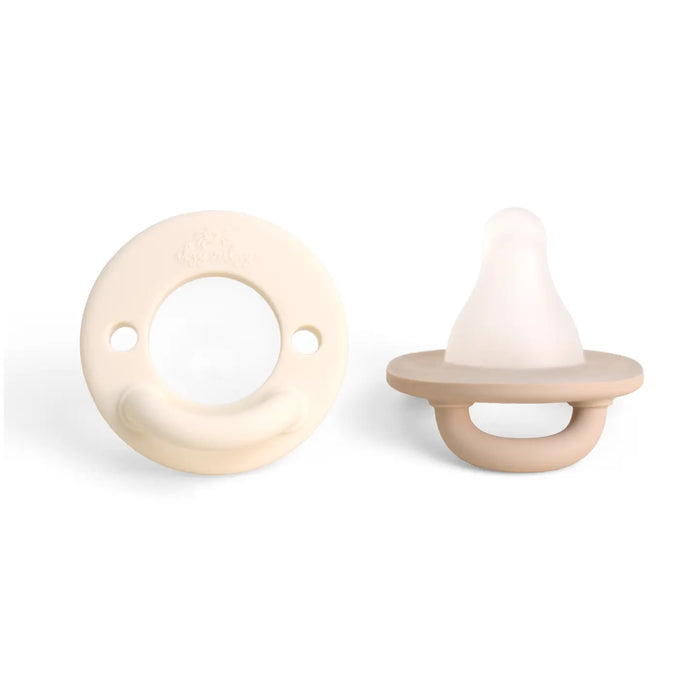 Itzy Ritzy Latch & Soothe™ Breastlike Pacifier - Taupe