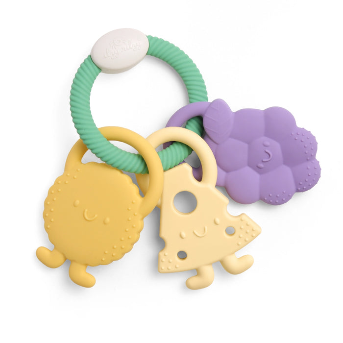 Itzy Ritzy Trio Ring Teething Toy - Charcuterie