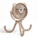 Beige Bear-shaped fan on a white background