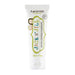 Jack N' Jill natural certified toothpaste tube on a white background