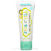 Tube of Jack N' Jill natural toothpaste on a white background