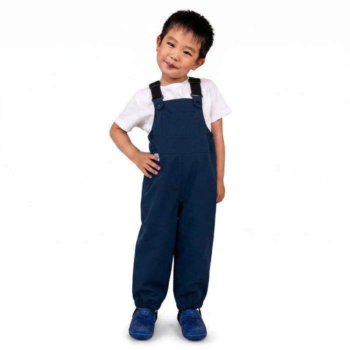 Jan & Jul Cozy-Dry Rain Bib Overall Pants (Fleece-Lined)