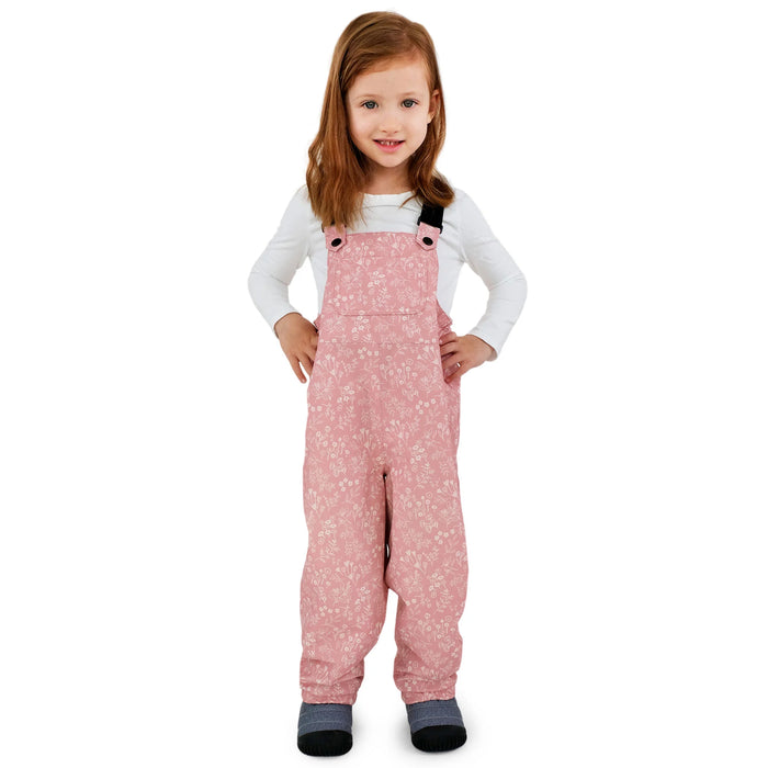 Jan & Jul Cozy-Dry Rain Bib Overall Pants (Fleece-Lined)