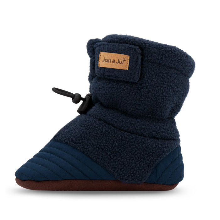 Stay Put Cozy Booties with Soft Sole by Jan & Jul