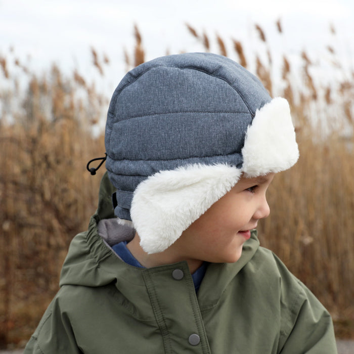 caption-Children's Adjustable insulated hat