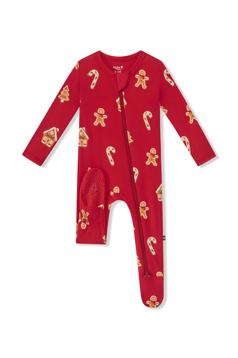 Kyte Baby Zippered Footie (1911) - Gingerbread