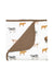 Baby blanket with cow pattern on a white background