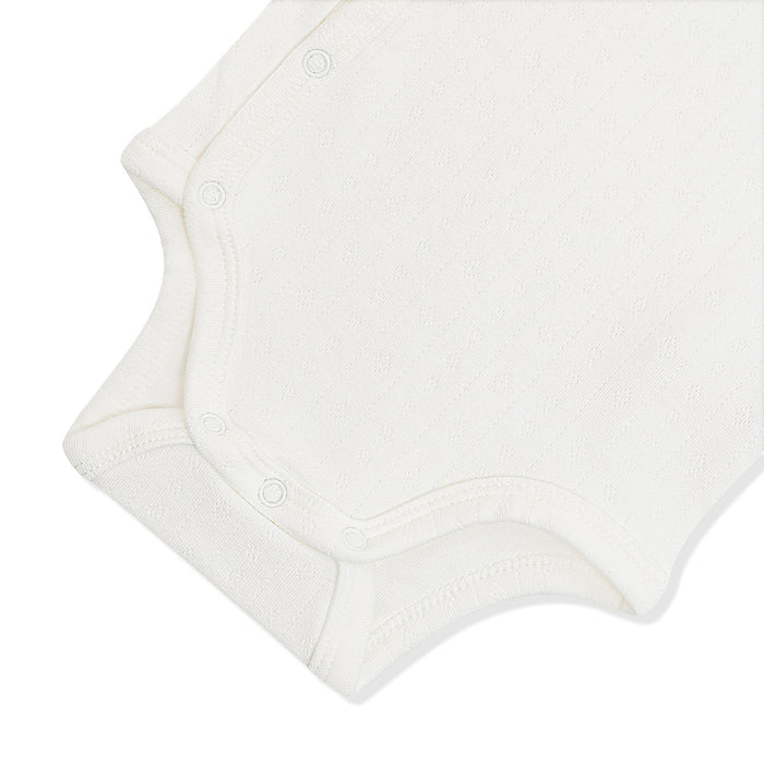 Kyte Baby Pointelle Kimono Bodysuit (2401) - Nurtured