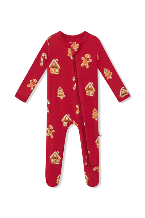 Kyte Baby Zippered Footie (1911) - Gingerbread