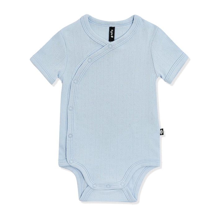Kyte Baby Pointelle Kimono Bodysuit (2401) - Nurtured