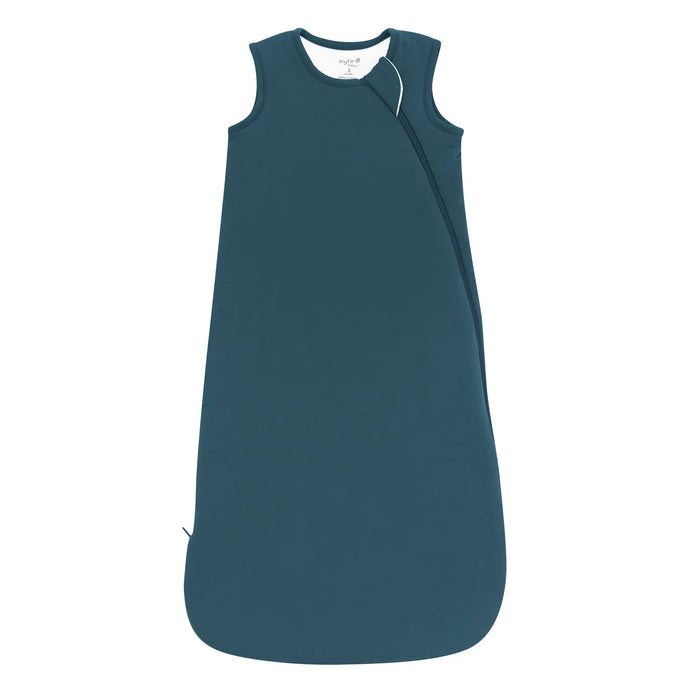 Atlantic blue sleep sack bag for baby on a white background