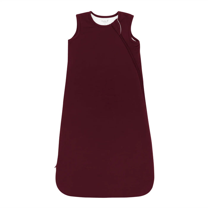 Burgundy Kyte 1.0 sleep sack bag for baby on a white background