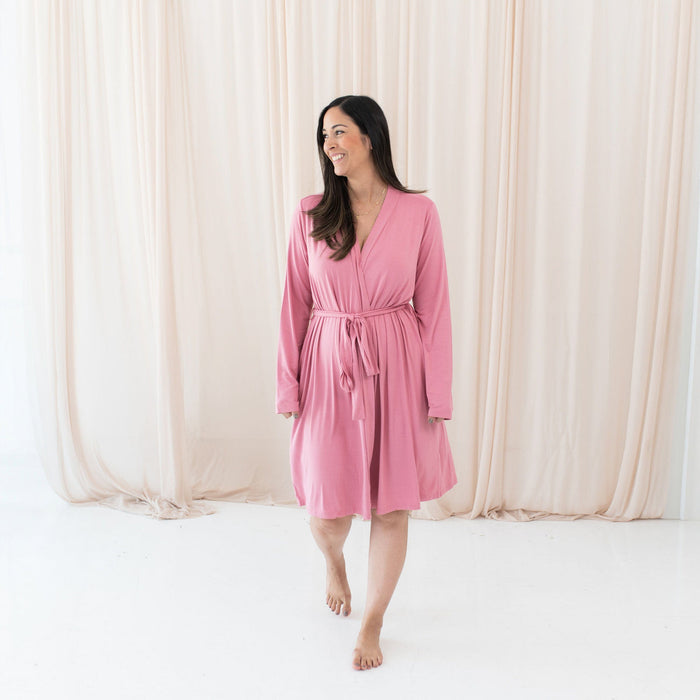 Da Baby With Robe Kyte Baby Women's Bamboo Lounge Robe | Shop Nurtured.ca