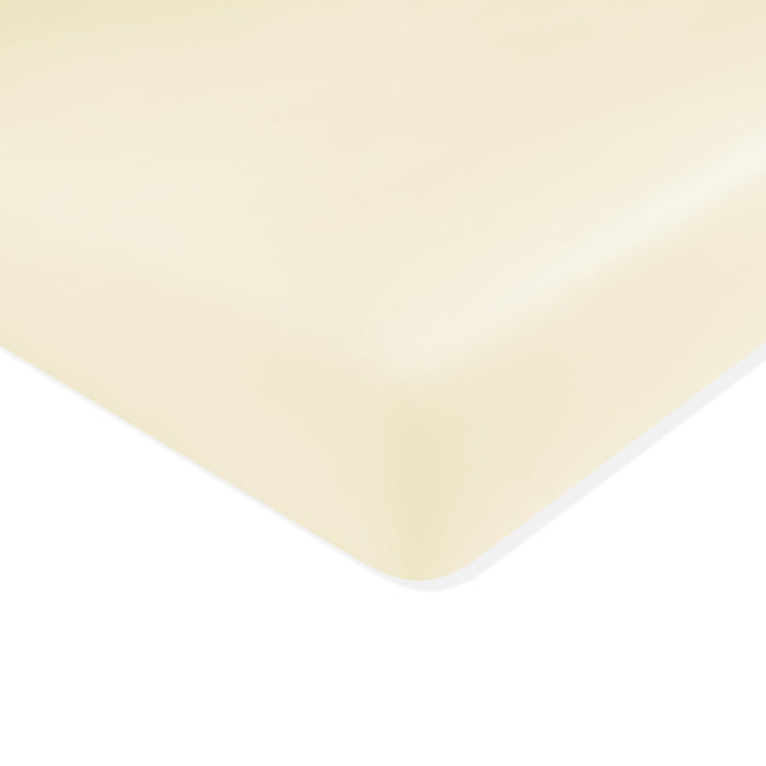 Beige crib sheet