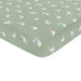 Silly goose kyte fitted sheet on a white background