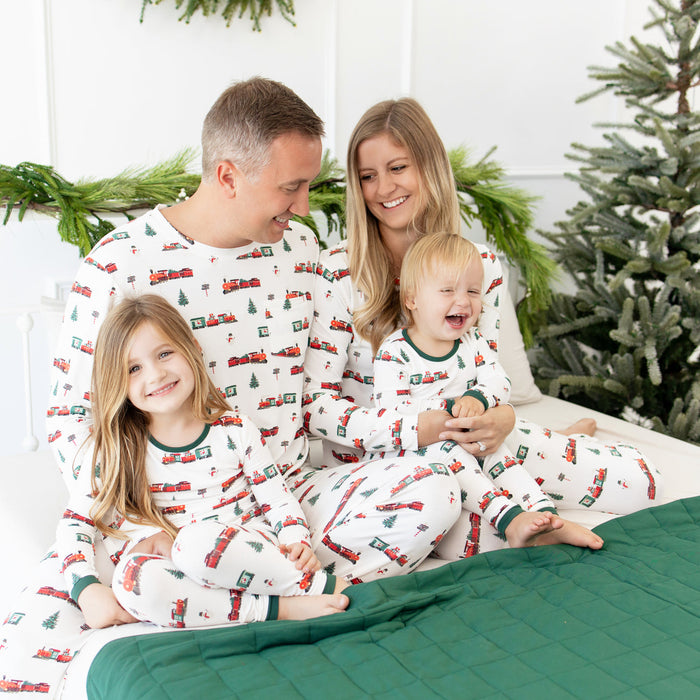 Kyte Baby Holiday Train Christmas Adult Jogger Set — Nurtured