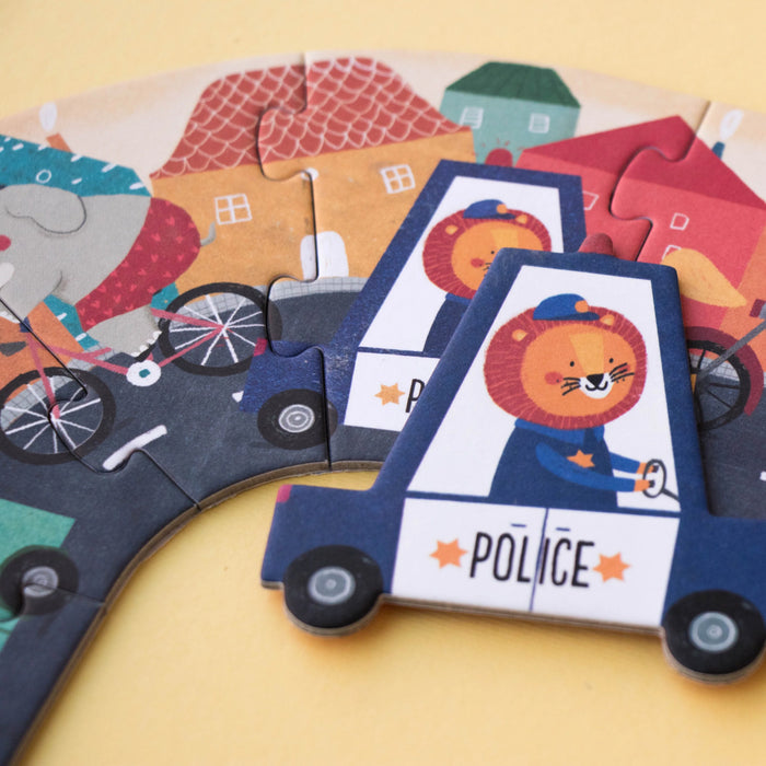Beep Beep - A 48-Piece Puzzle with Observation Vehicles