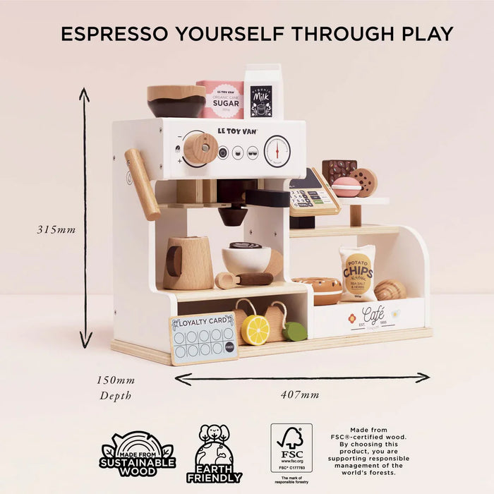 Le Toy Van cafe setup for kids