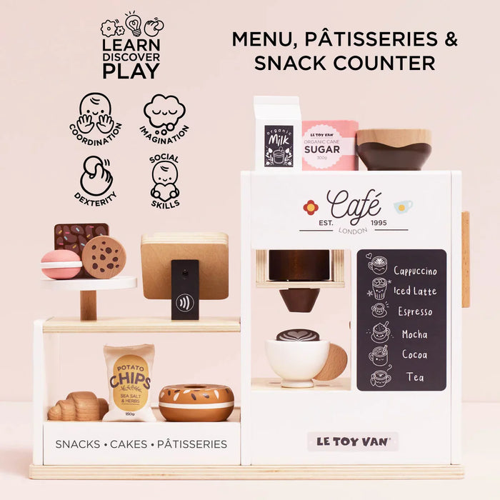 Le toy Van Cafe set for kids