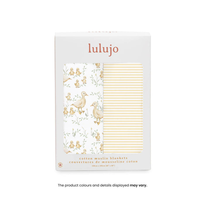 Lulujo COTTON Swaddle Set (2 pack) - Nurtured
