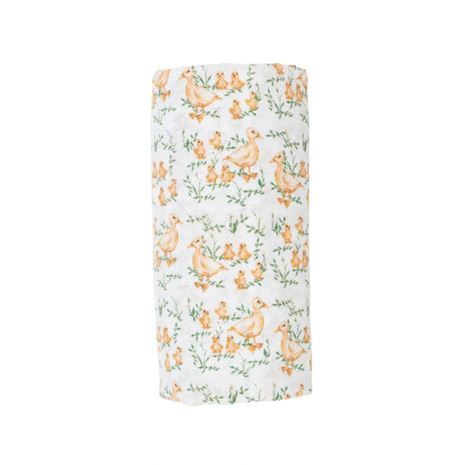 Lulujo Cotton Swaddle - Vintage Ducklings - Nurtured