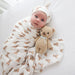 Lulujo Cotton Swaddle - Vintage Bear - Nurtured