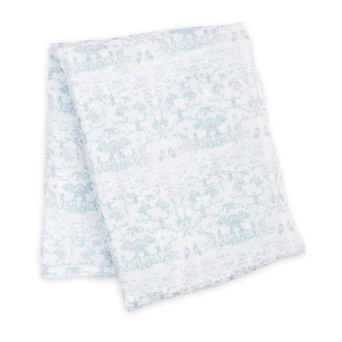 Lulujo Cotton Swaddle - Vintage Toile - Nurtured