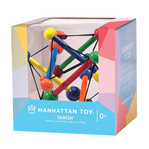 Skwish Wooden Rattle and Teething Toy - Classic Large Size - Nurtured