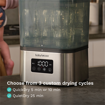 Baby Brezza Superquick 10-Minute Bottle Sterilizer + Dryer - Nurtured