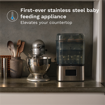 Baby Brezza Superquick 10-Minute Bottle Sterilizer + Dryer - Nurtured