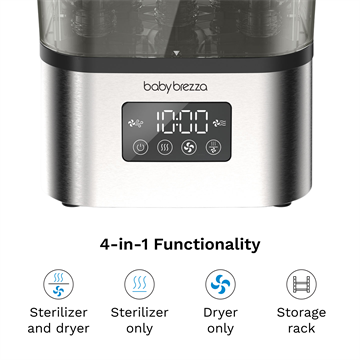 Baby Brezza Superquick 10-Minute Bottle Sterilizer + Dryer - Nurtured