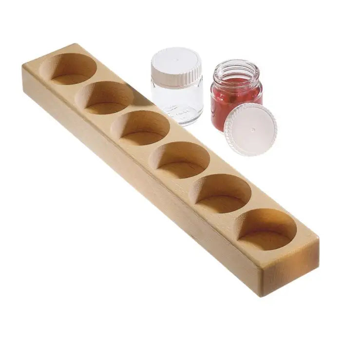 Mercurius Wooden Holder for 50ml Paint Jars with Lids