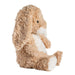 Side view of toy bunny on a white background