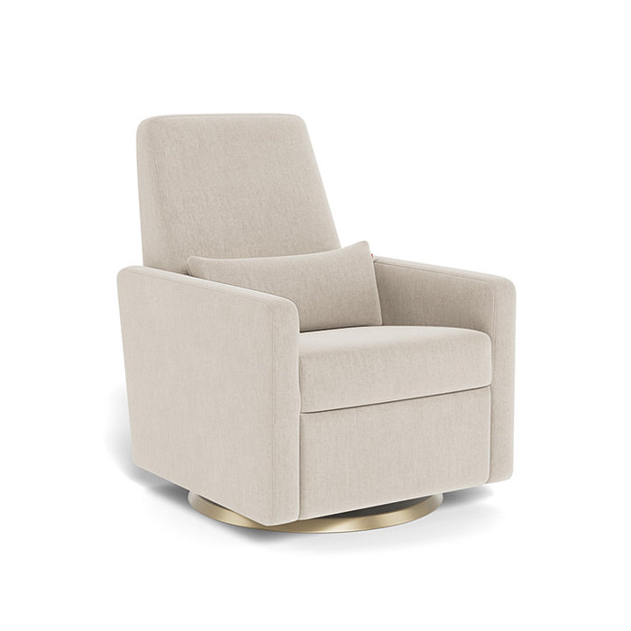 Grano Recliner by Monte Design - QUICK SHIP - Dune with Gold Swivel