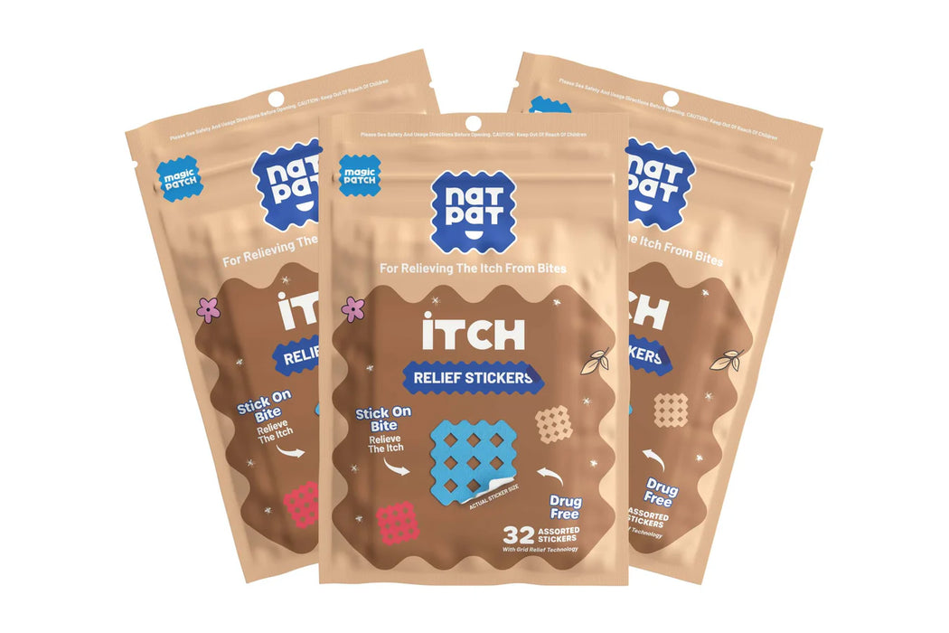 MagicPatch Itch Relief Stickers by The Natural Patch Co - Pack of 30 - Nurtured