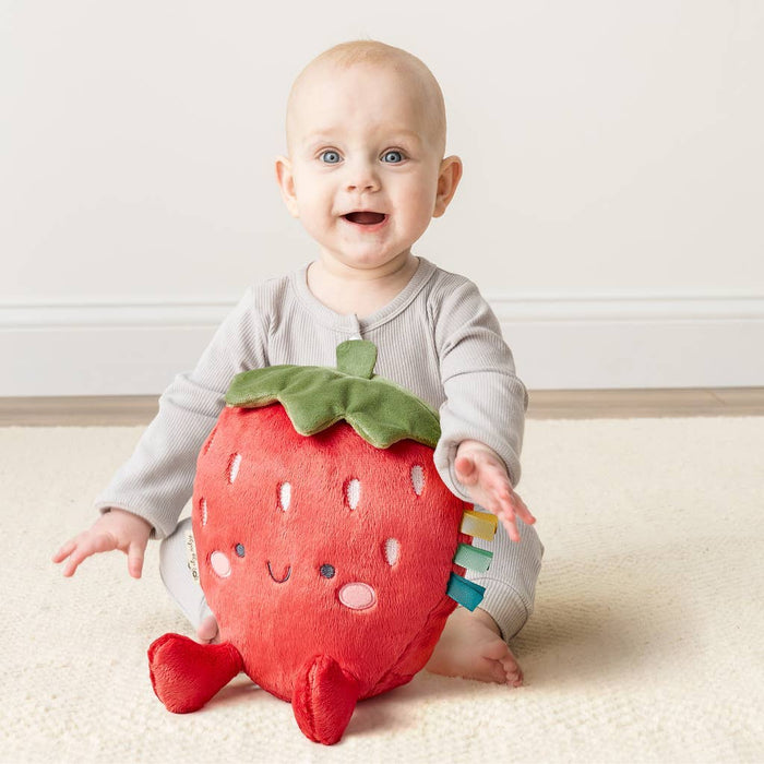 Itzy Ritzy Sweetie Snuggles Plush Strawberry - Nurtured