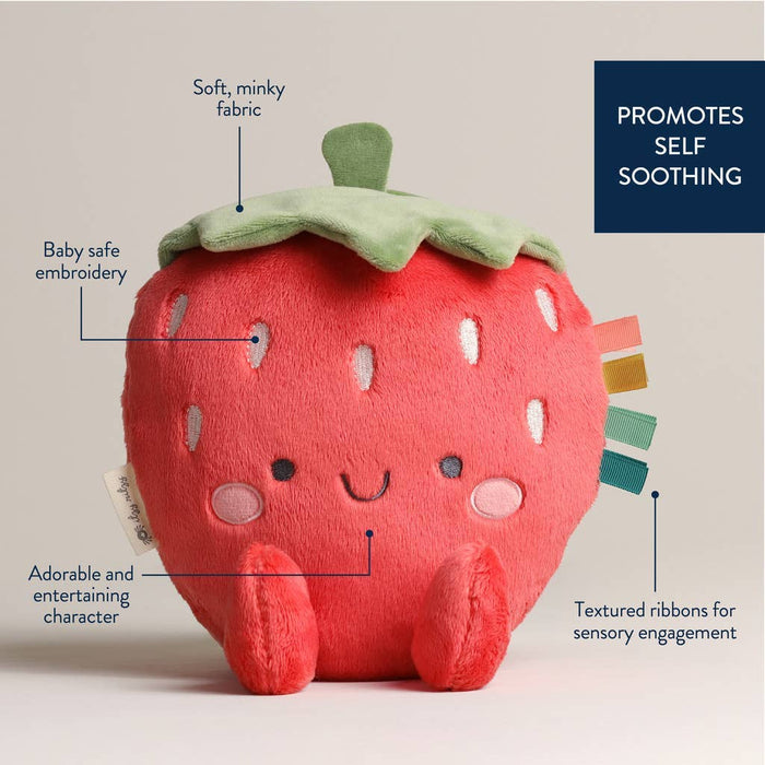 Itzy Ritzy Sweetie Snuggles Plush Strawberry - Nurtured