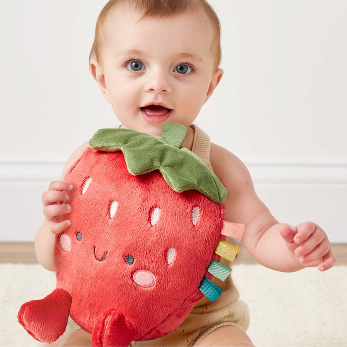 Itzy Ritzy Sweetie Snuggles Plush Strawberry - Nurtured