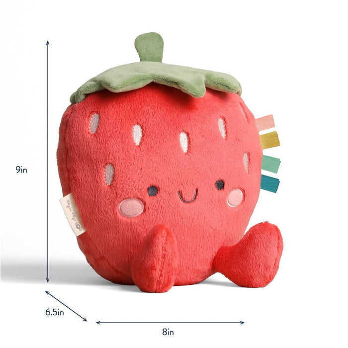 Itzy Ritzy Sweetie Snuggles Plush Strawberry - Nurtured