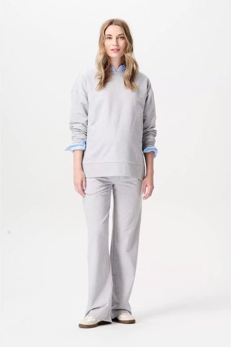 Sari Wide Leg Maternity Sweat Pants - Grey - Nurtured