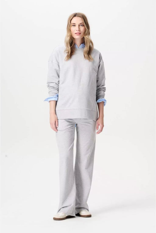 Sari Wide Leg Maternity Sweat Pants - Grey - Nurtured