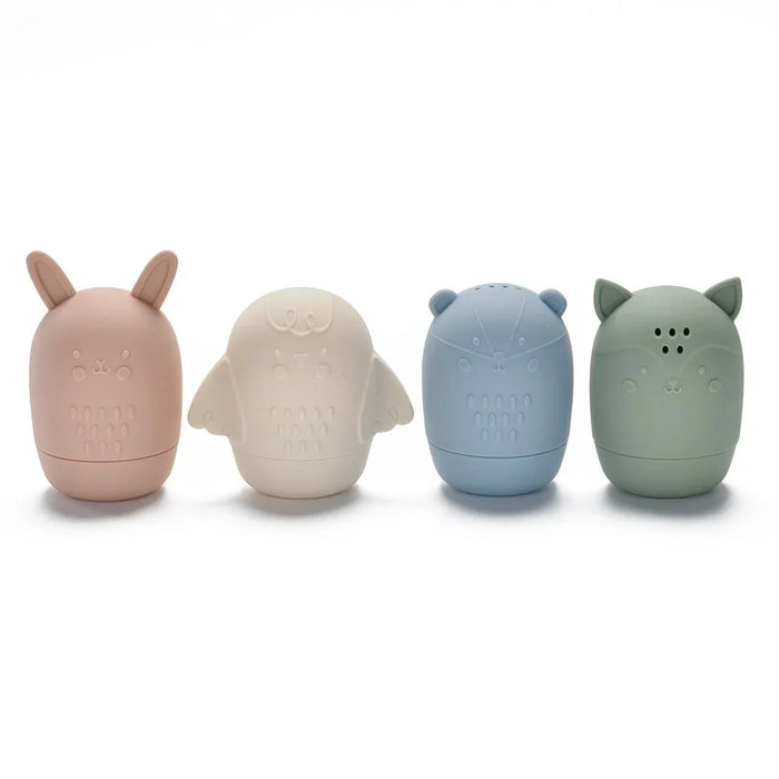Noüka Silicone Animal Bath Toys - Set of 4